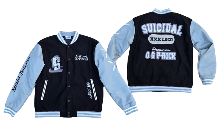 Suicidal Tendencies XXX Loco Varsity Jacket – Suicidal Tendencies Suicidal Tendencies XXX Loco Varsity Jacket – Suicidal Tendencies