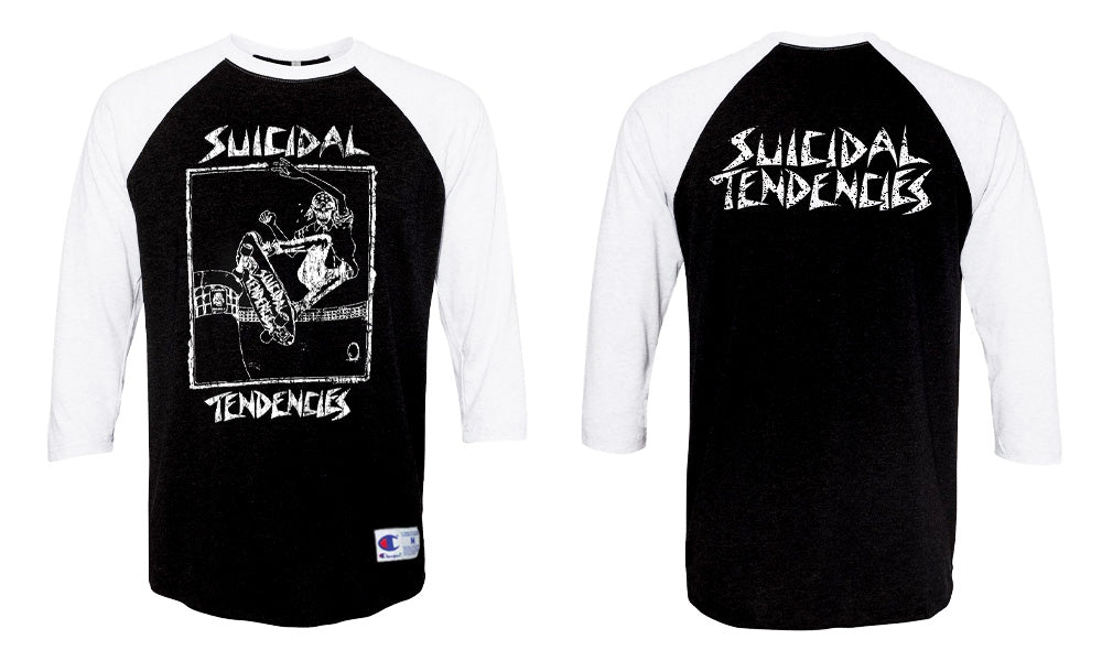 Suicidal Tendencies Lance Skater 3/4 Baseball Jersey