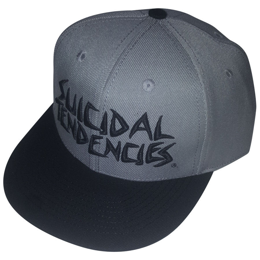 St Full Embroidered Custom Snapback Baseball Hats Grey