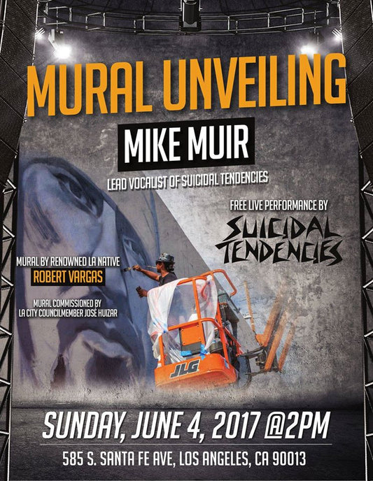 MURAL UNVEIL AND FREE SXTX SHOW DOWNTOWN LA!