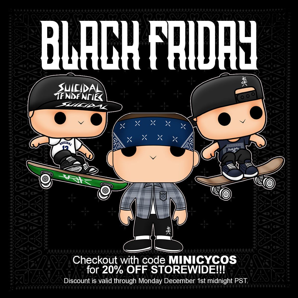 CYCO BLACK FRIDAY SALE EARLY ACCESS! – Suicidal Tendencies Merchandise ...
