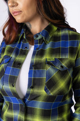 Suicidal Tendencies Dixxon Adrenaline Addict Flannel Shirt Women