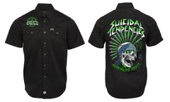 Suicidal Tendencies Adrenaline Addict Dixxon Work Force Button Down