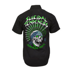Suicidal Tendencies Adrenaline Addict Dixxon Work Force Button Down