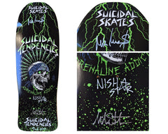 Suicidal Tendencies Adrenaline Addict Signed Skate Deck
