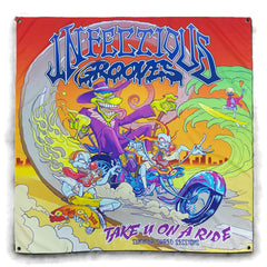 Infectious Grooves Take You On A Ride Wall Banner