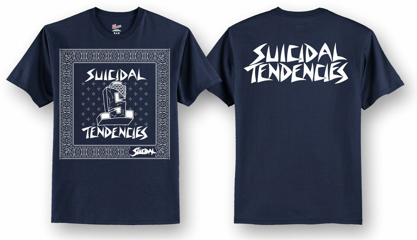 Suicidal Tendencies ST FLS Brick Logo-Bandana T-Shirt – Suicidal