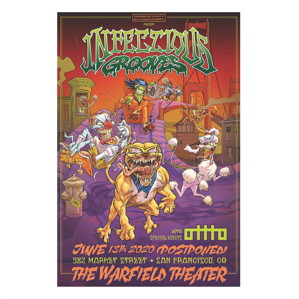 Infectious Grooves Suicidal Tendencies Warfiled Sticker
