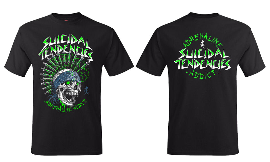 Suicidal Tendencies Adrenaline Addict T-Shirt – Suicidal