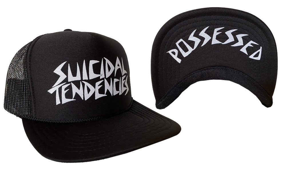 Suicidal Tendencies OG Flip Up Trucker Hat Possessed Brim