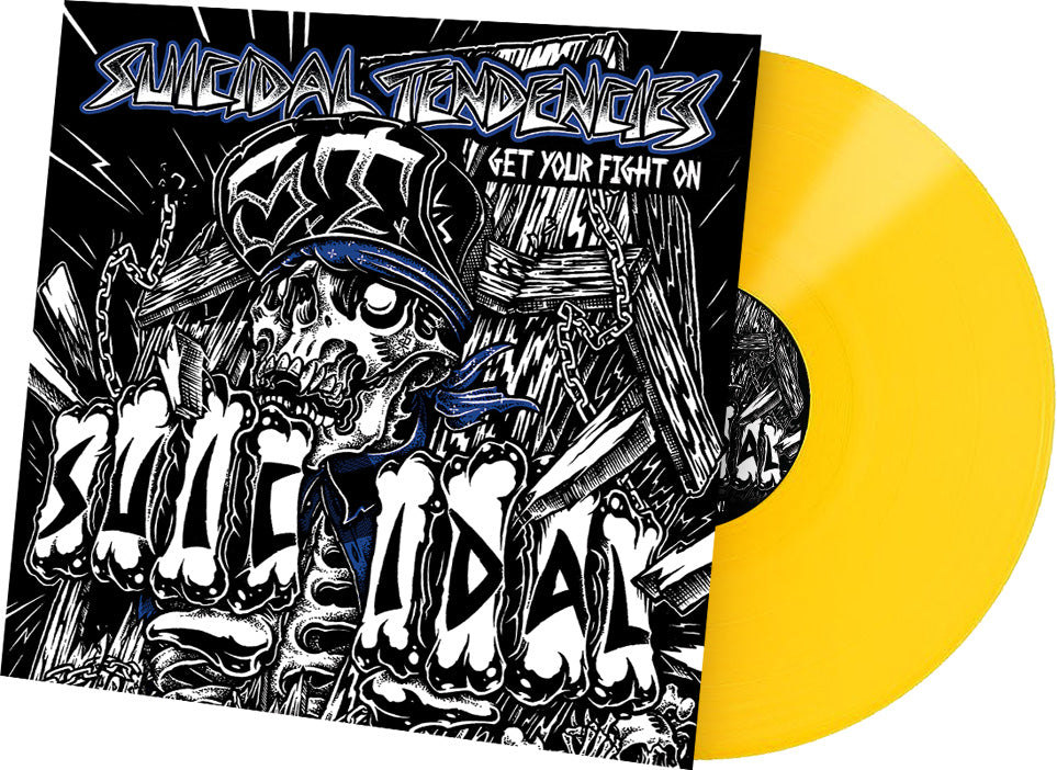 'Get Your Fight On!' LP TRANSLUCENT YELLOW + Sticker