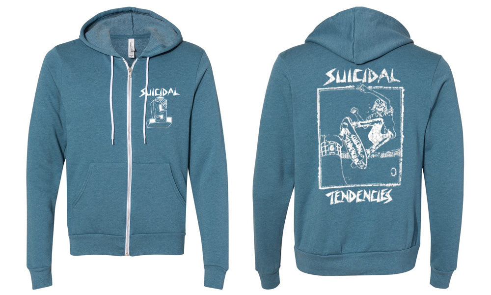 Suicidal Tendencies Girls Skater Zip Up Sweatshirt