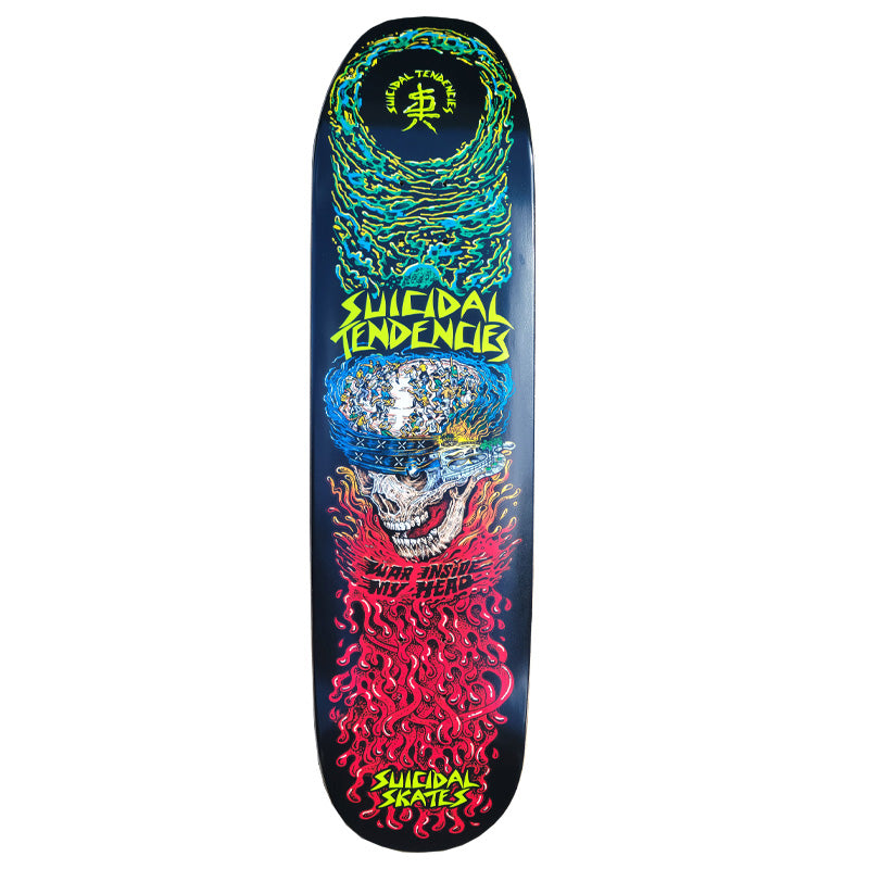 Suicidal Tendencies Suicidal Skates War Inside My Head Hammerhead Skateboard Deck