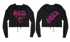 Suicidal Tendencies Girls Cropped Sweatshirt